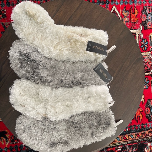 Rachel Zoe Gray and White Faux Fur Stockings - Picture 9 of 12